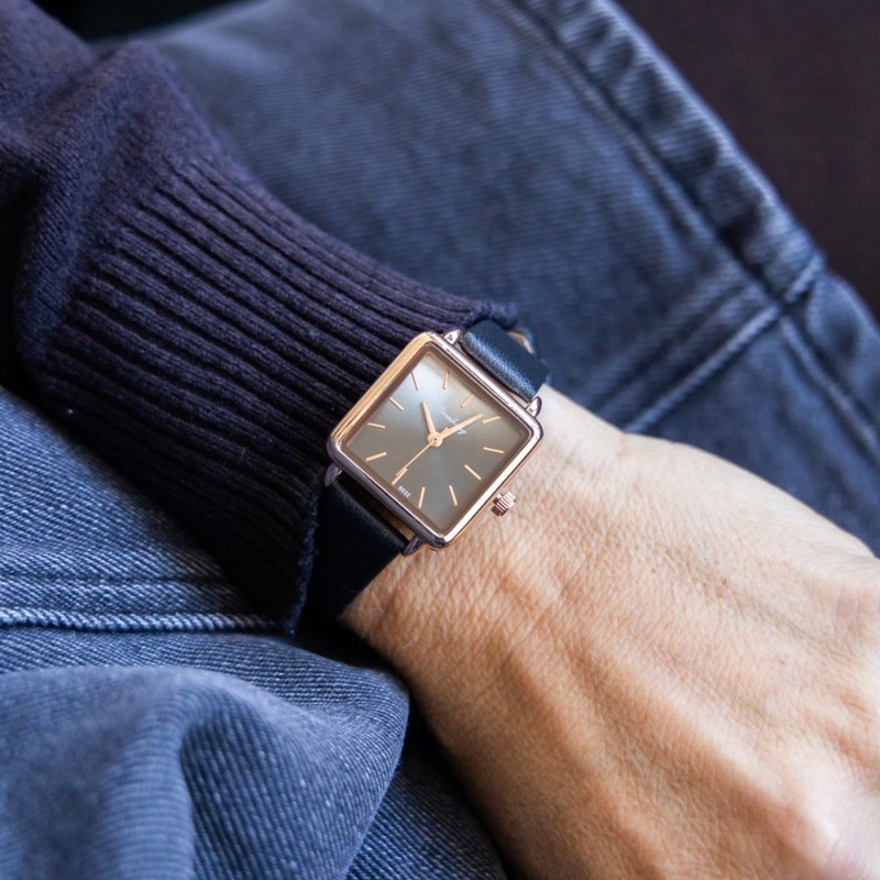 Montre Femme CHTIME bracelet Cuir Noir