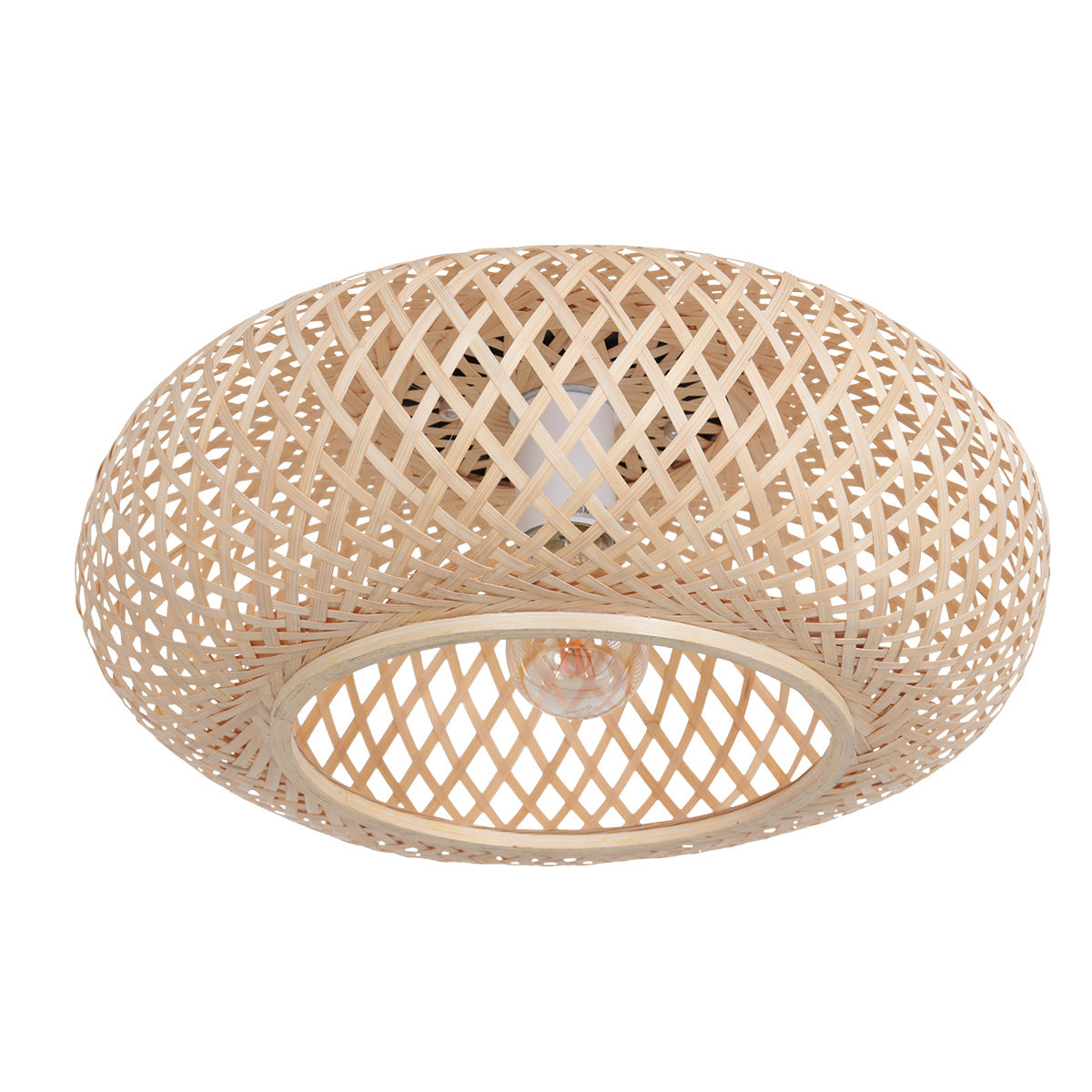 Anne Light & Home Plafondlamp Maze Bruin Ã 40cm 3128BE