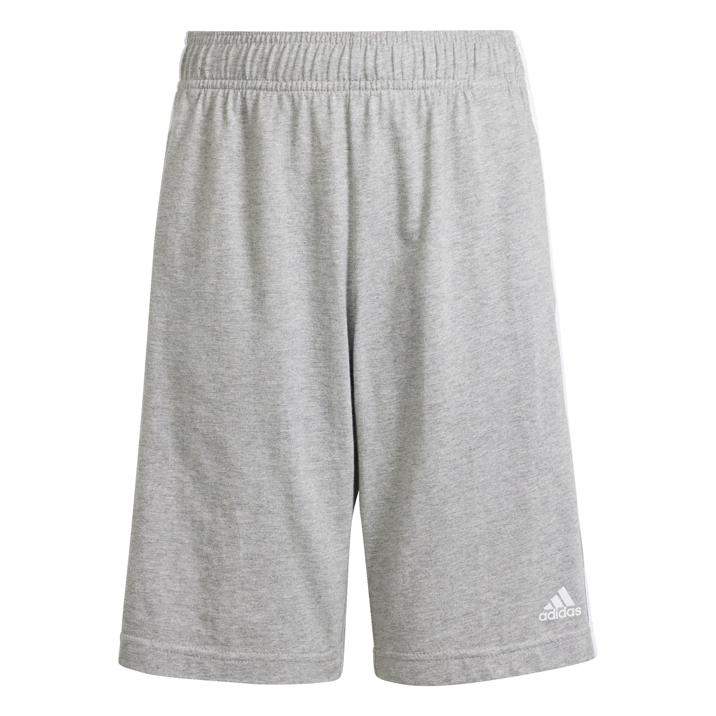 adidas Essentials 3 Stripe Jersey Short Juniors