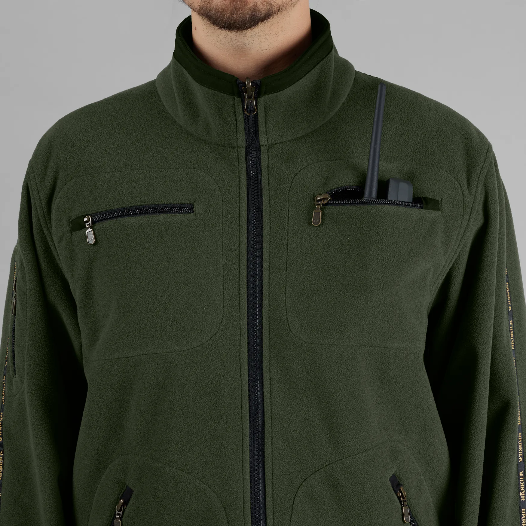 Härkila Men's Kamko Fleece Grey/Green