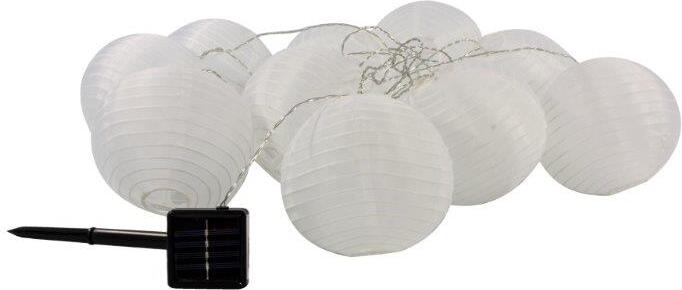 Solar tuinverlichting 3,6 m met 10 lampjes wit