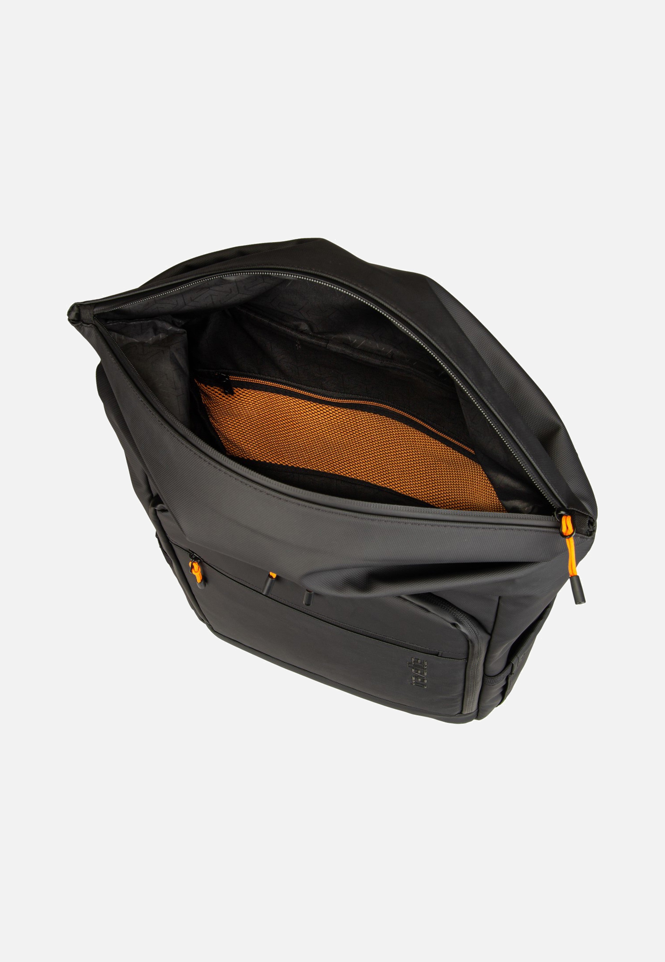 Briize Backpack M Roll-Up Black - Rucksack