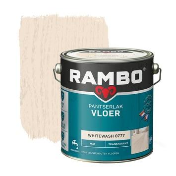 Rambo Pantserlak vloer mat transparant whitewash 2,5 liter