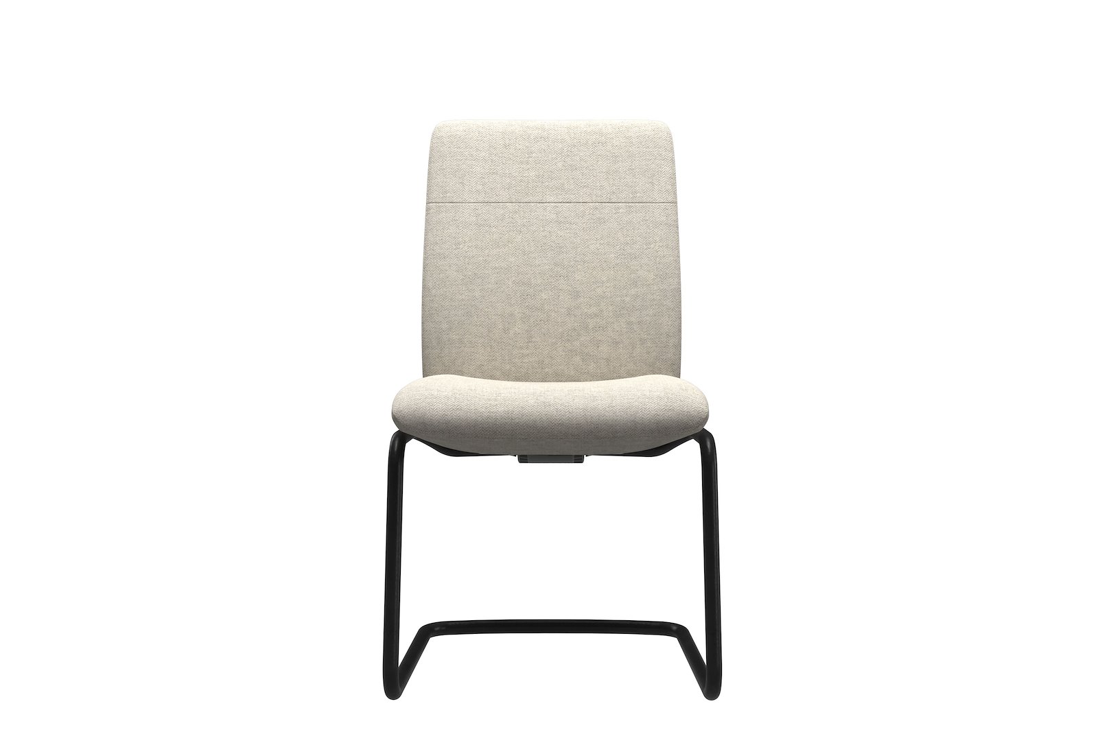 Chilli spisestol Tekstil Peony - Light Beige - Sort