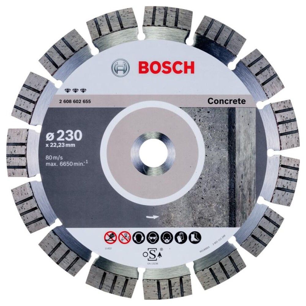 DIAMANTSKIVE BOSCH BEST CONCRETE 230 MM