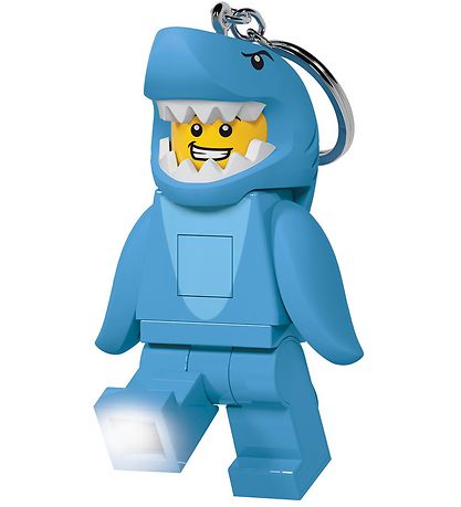 LEGO® Schlüsselanhänger m. Taschenlampe - LEGO® Shark Suit Guy