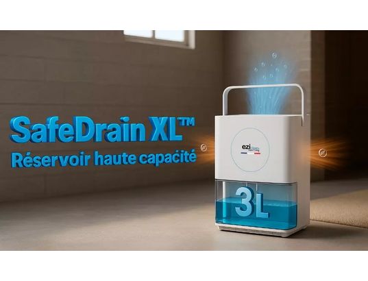 EZICLEAN - Déshumidificateur DRYFLOWMAX
