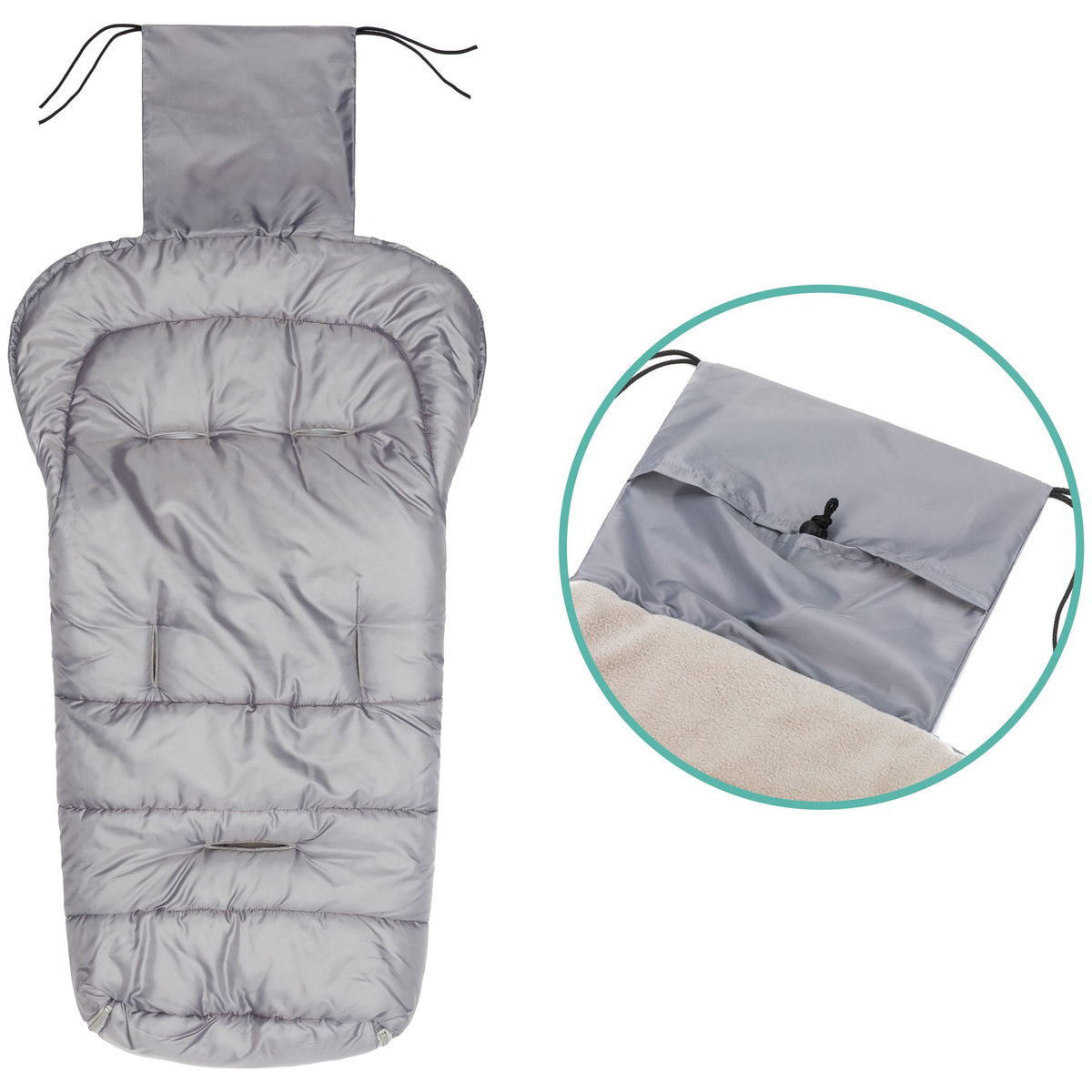 fillikidfillikid   Fusssack Eco Big silber