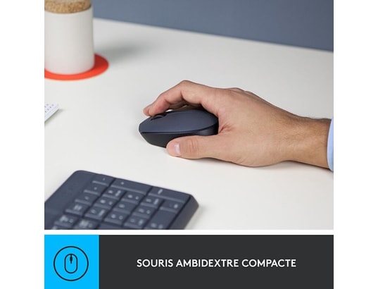 LOGITECH - Clavier souris sans fil MK235