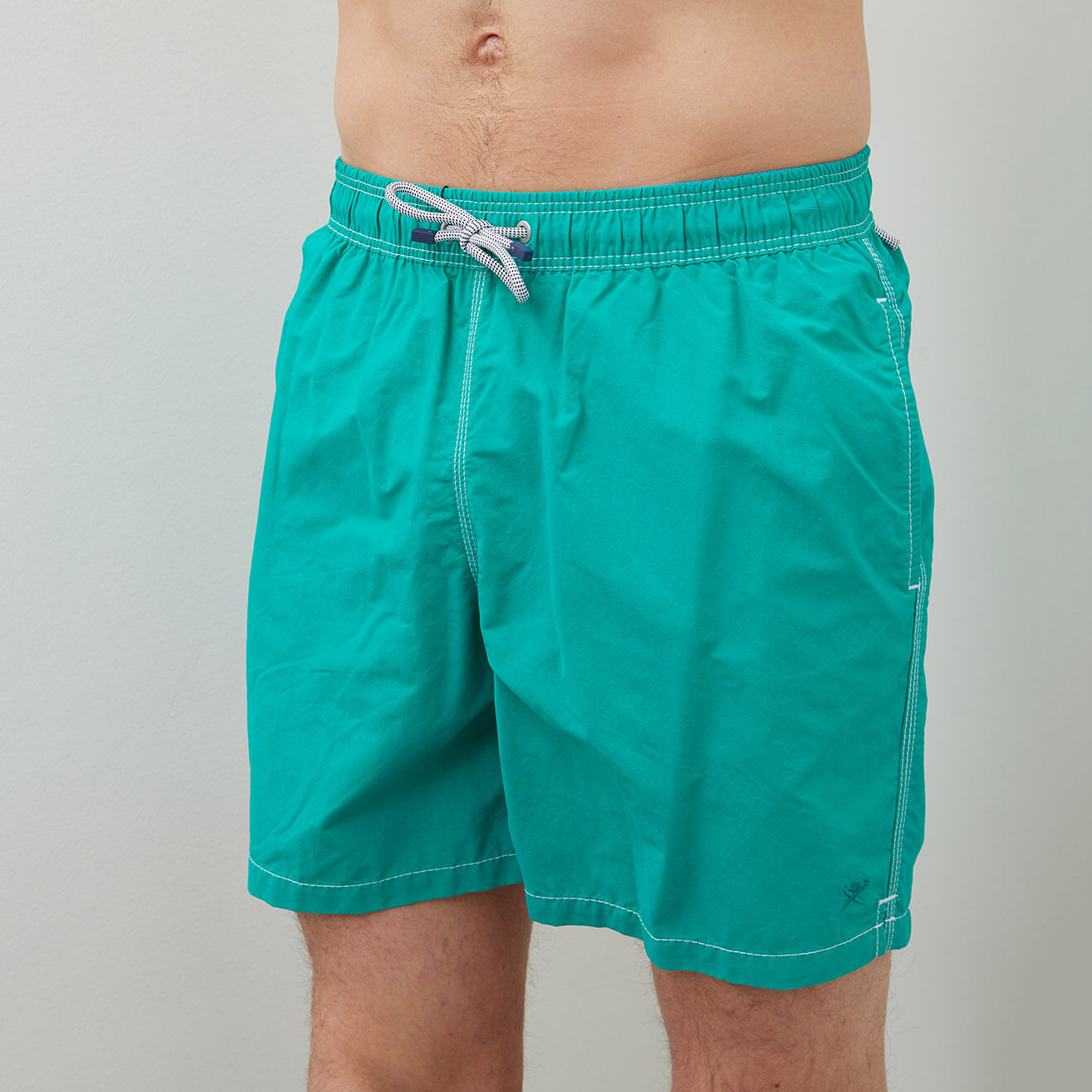 Hackett London Short de bain Solid volley vert