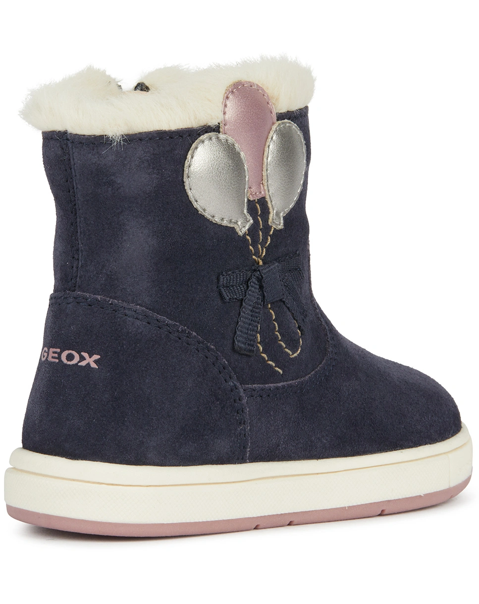 Stiefelette TROTTOLA gefüttert in navy/pink