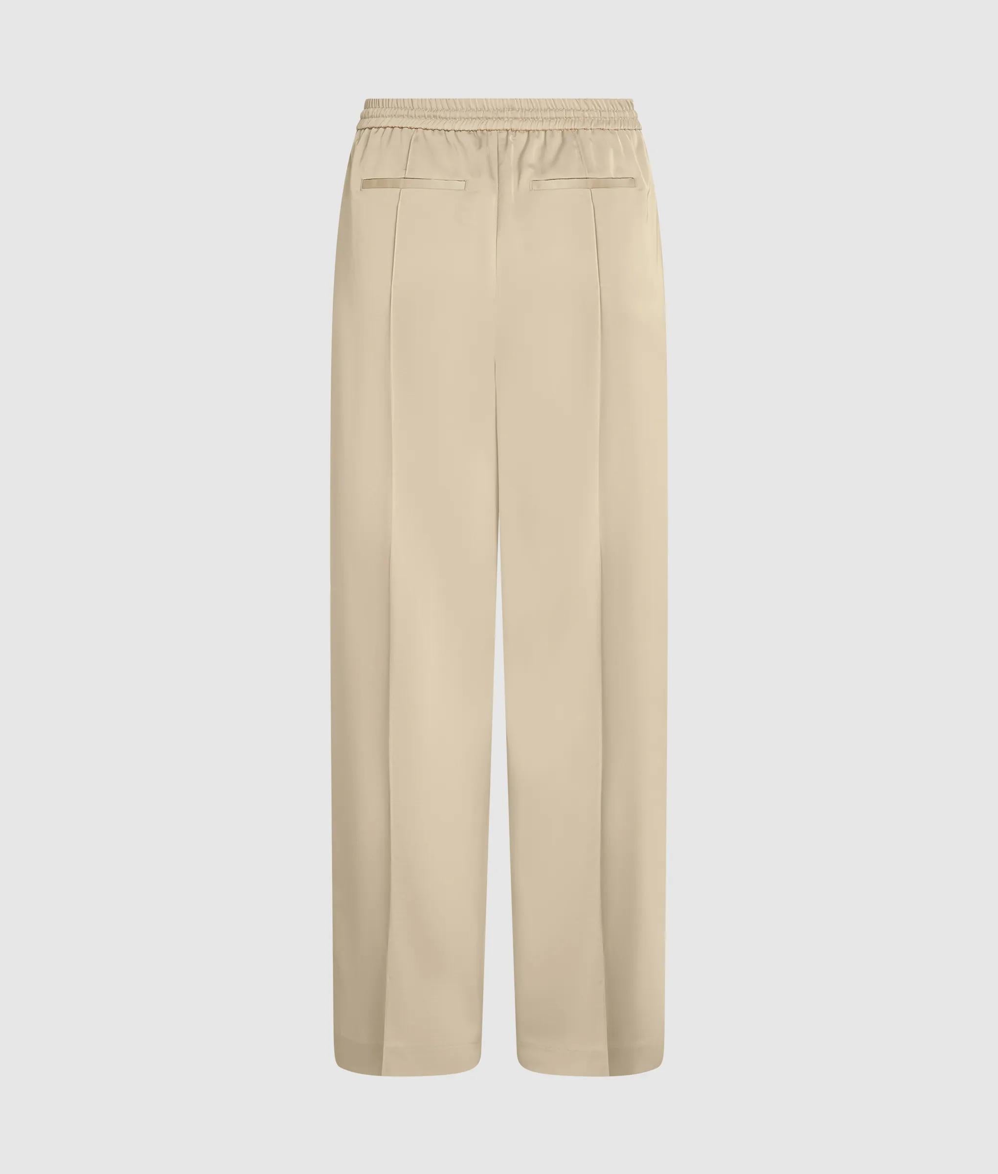 Wide-leg satijn broeken