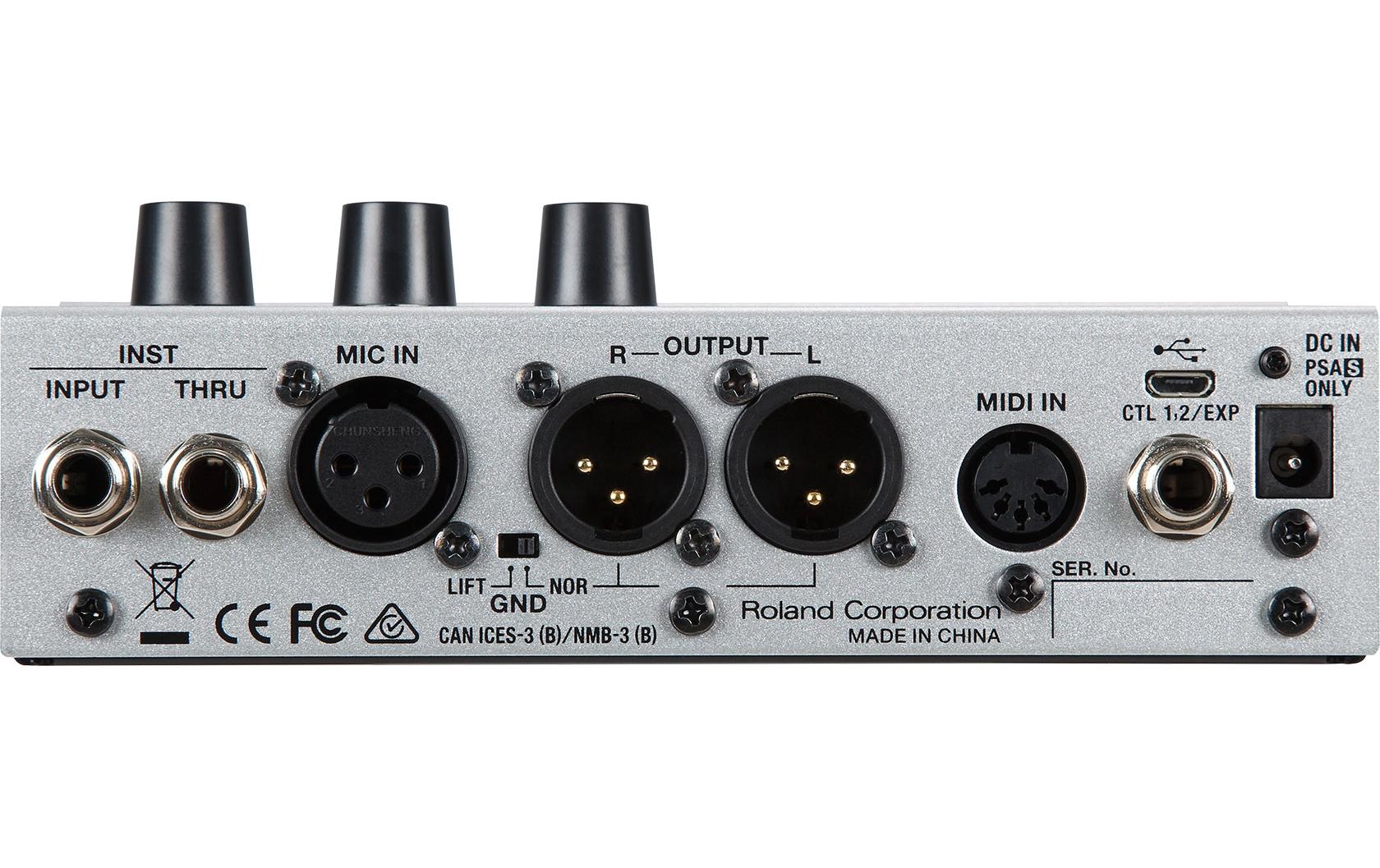 Effektgerät VE-500<br>Stereo-Vocal-Multieffekt für das Pedalboard