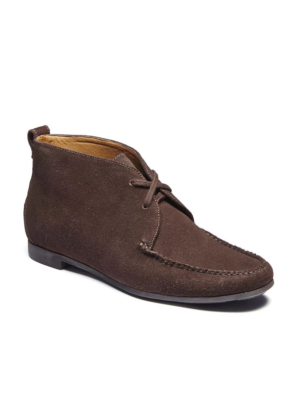BOOTS CHUKKA VELOURS MARRON