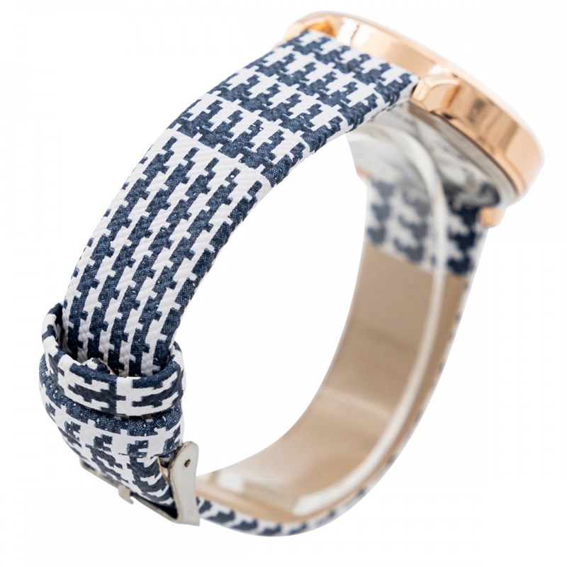 Montre Femme CHTIME bracelet Cuir Bleu