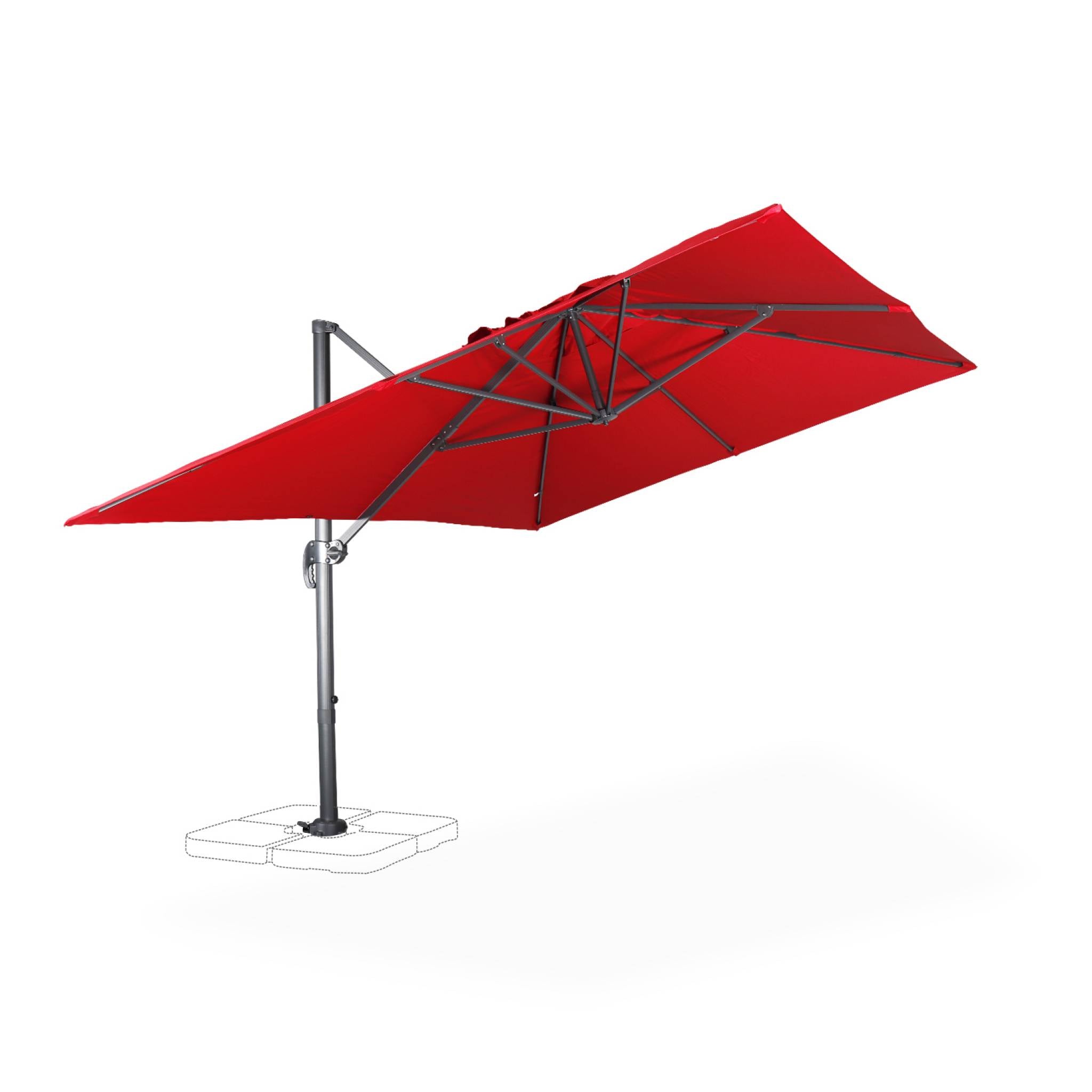 sweeek - Rechthoekige parasol 3x4m