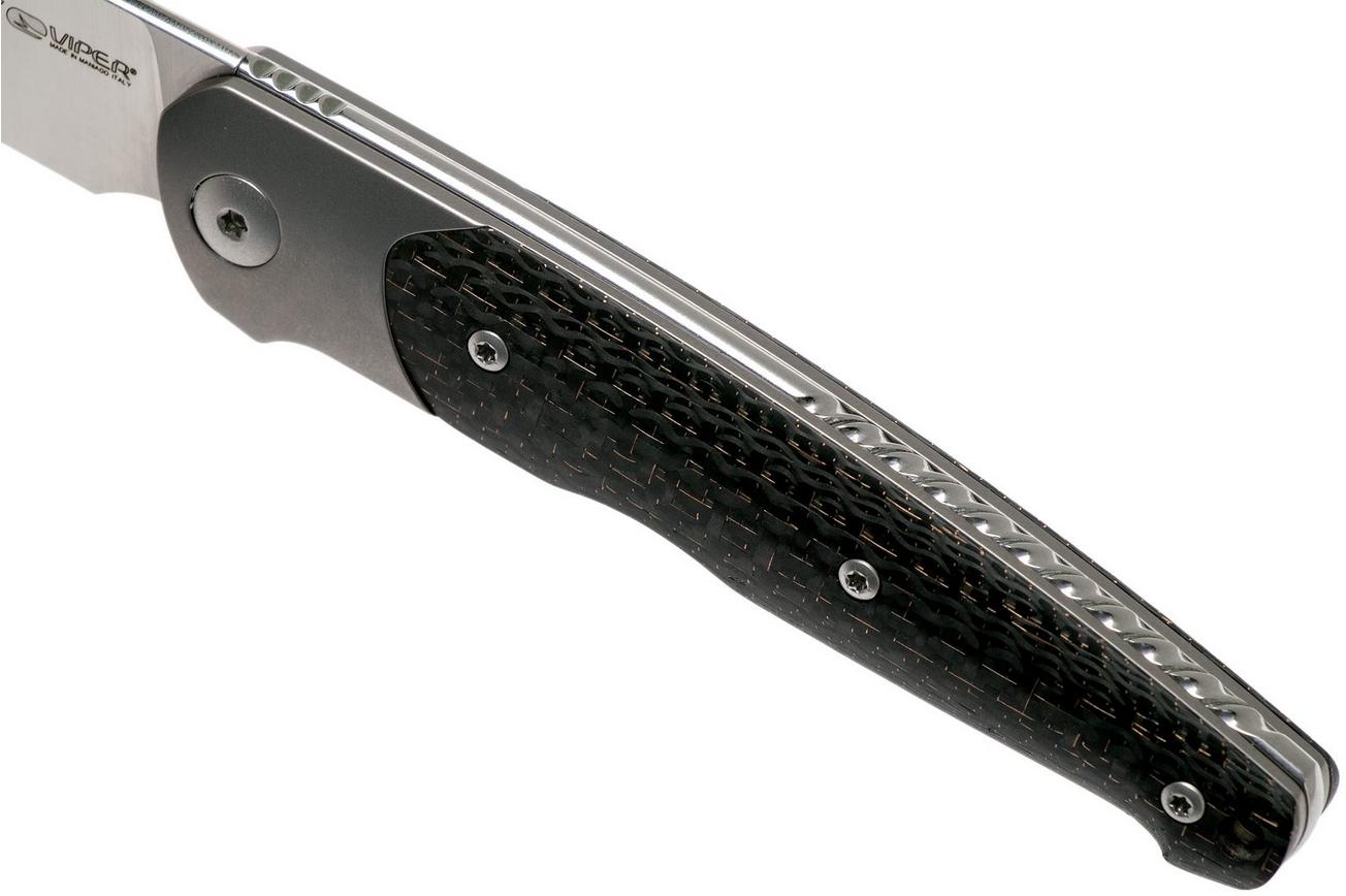 Viper Key V5978FCB Bolster Copper Carbonfiber zakmes, Jesper Voxnaes design