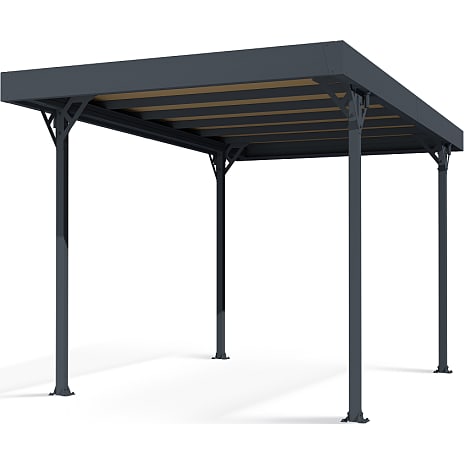 Palma carport 5000 - antracitgrå
