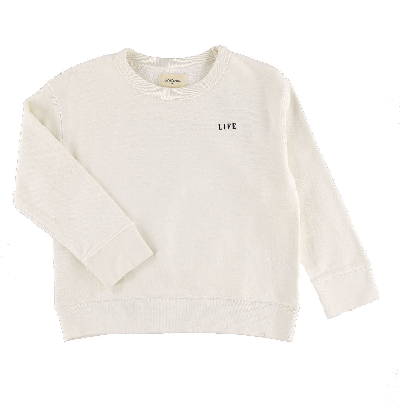 Bellerose Sweat Fago imprimé dos écru