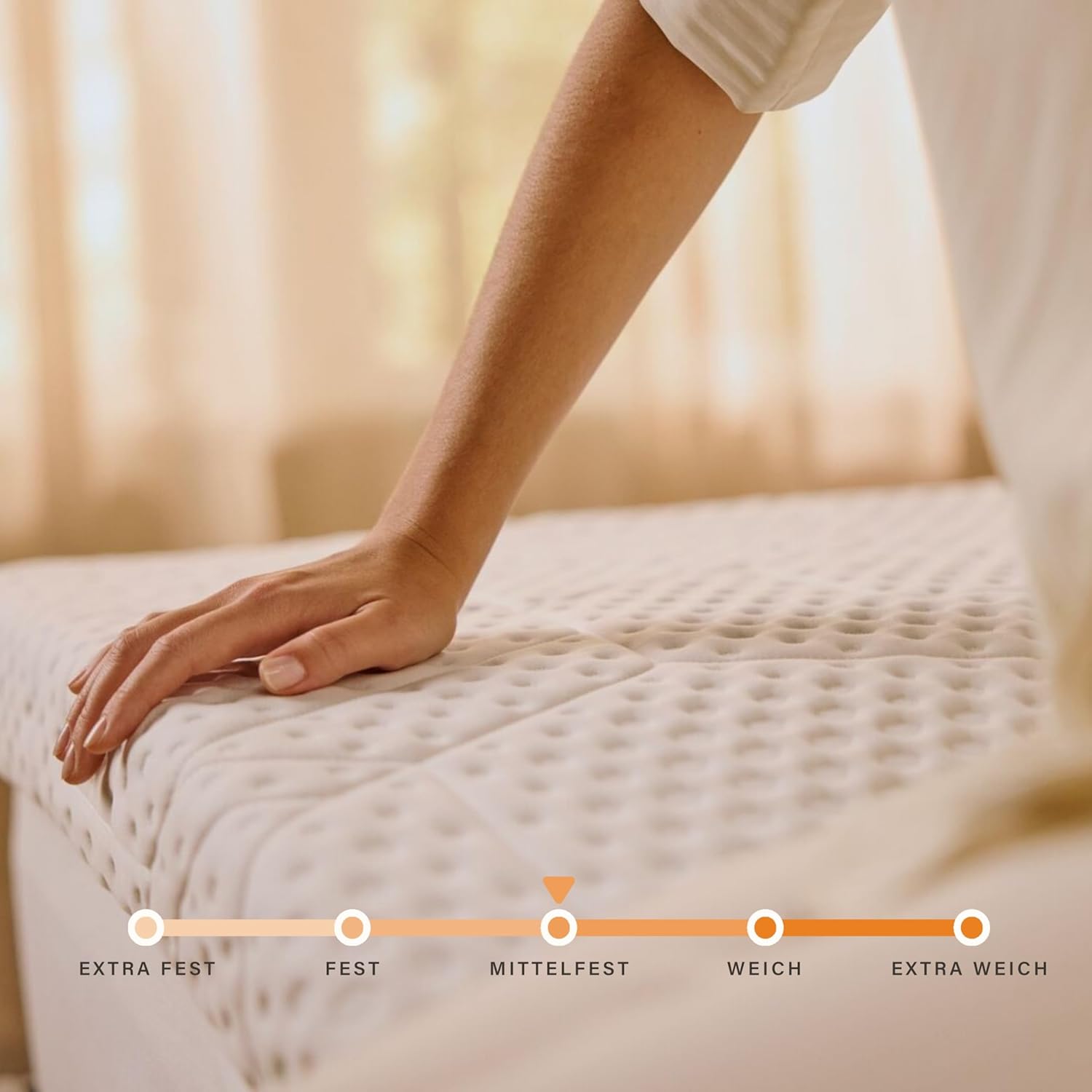 Emma Premium Plus Topper, 200x200 cm, Kühlender Matratzentopper, Bezug bei 40°C waschbar, Premium Plus - Kühlabdeckung, 9 cm Höhe, 91% Polyester/9% Elastan, Reißverschluss