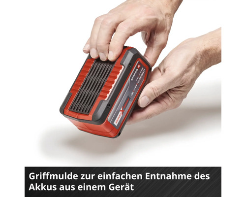 Einhell Power-X-Change Plus Multi-Ah 18V vervangingsaccu, omschakelbaar van 4 Ah naar 6 Ah