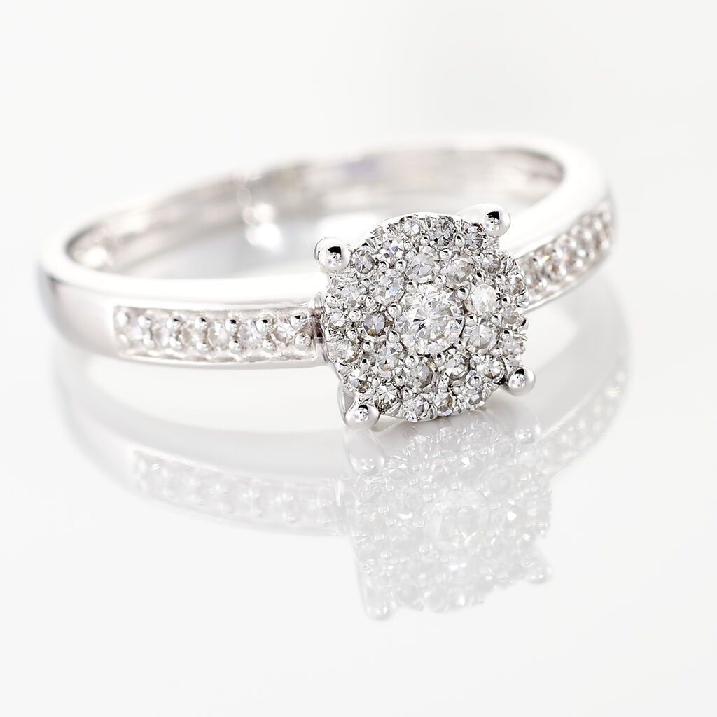 Bague Serena Or Blanc Diamant