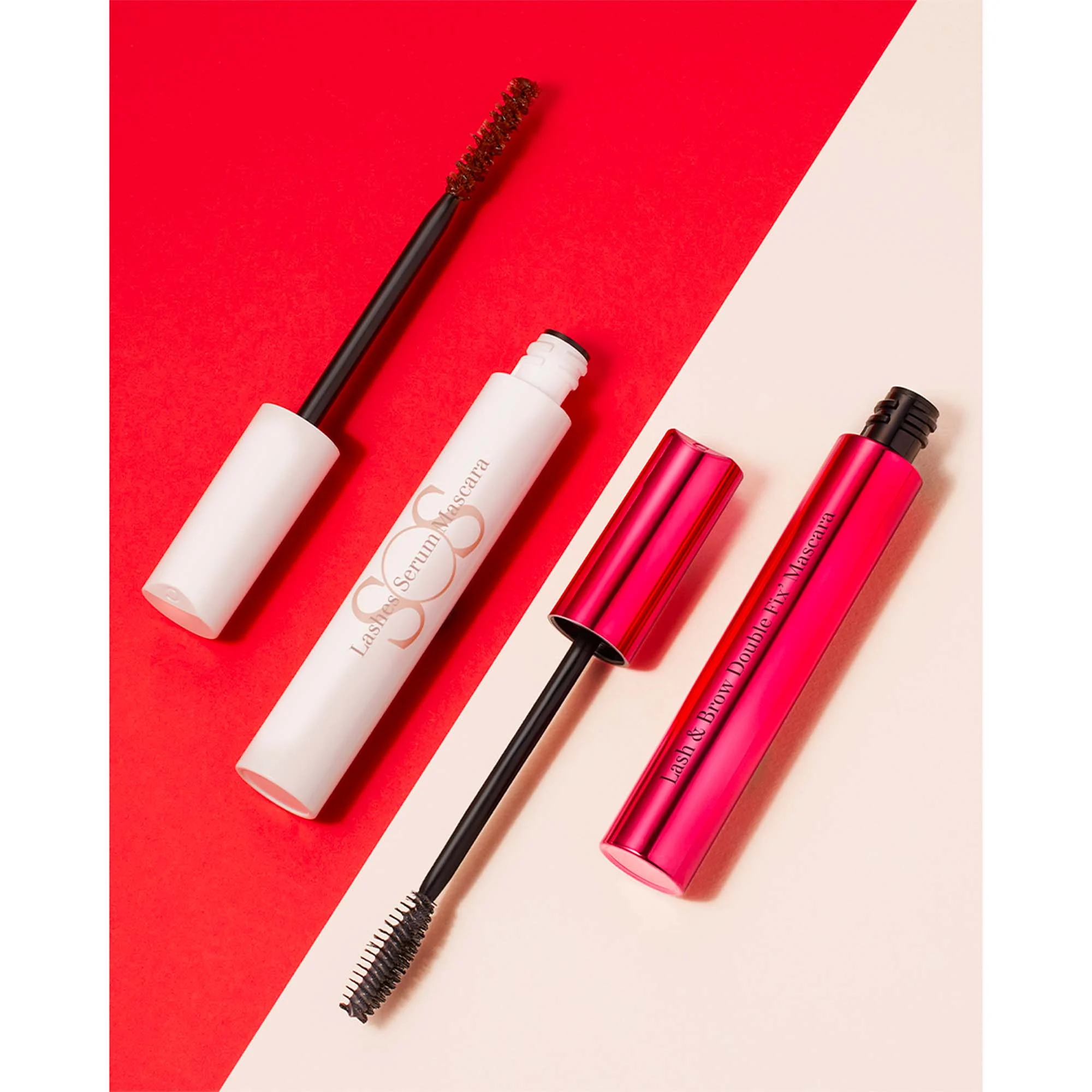LashBrow Double Fix' Mascara Top coat waterproof fixateur longue tenue |