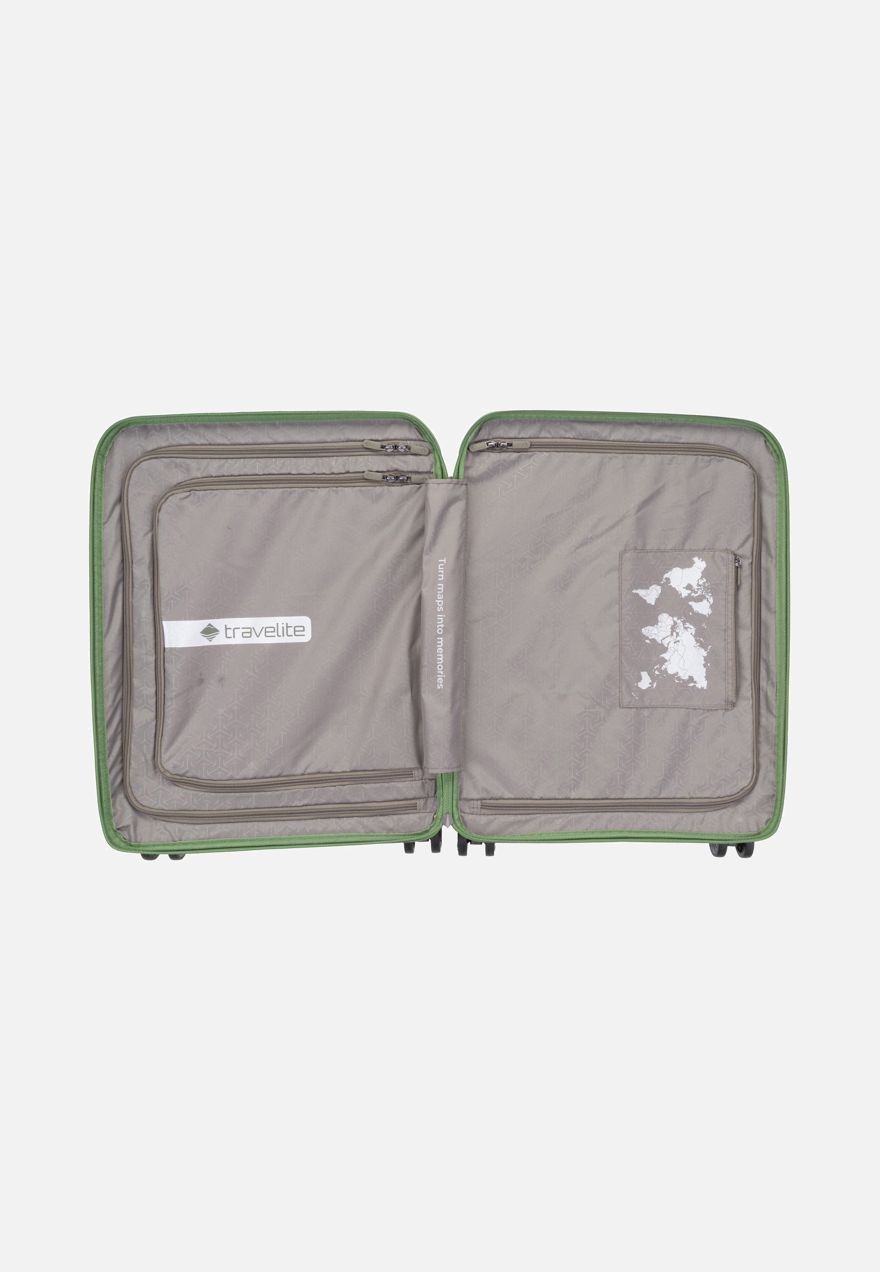 Mooby 4w Trolley S Front Pocket Grün - Koffer