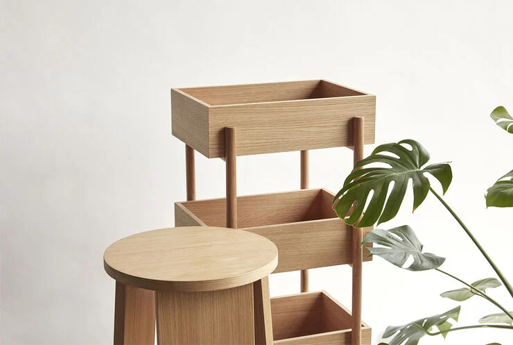Hübsch Stack Konsolbord Natur Natural