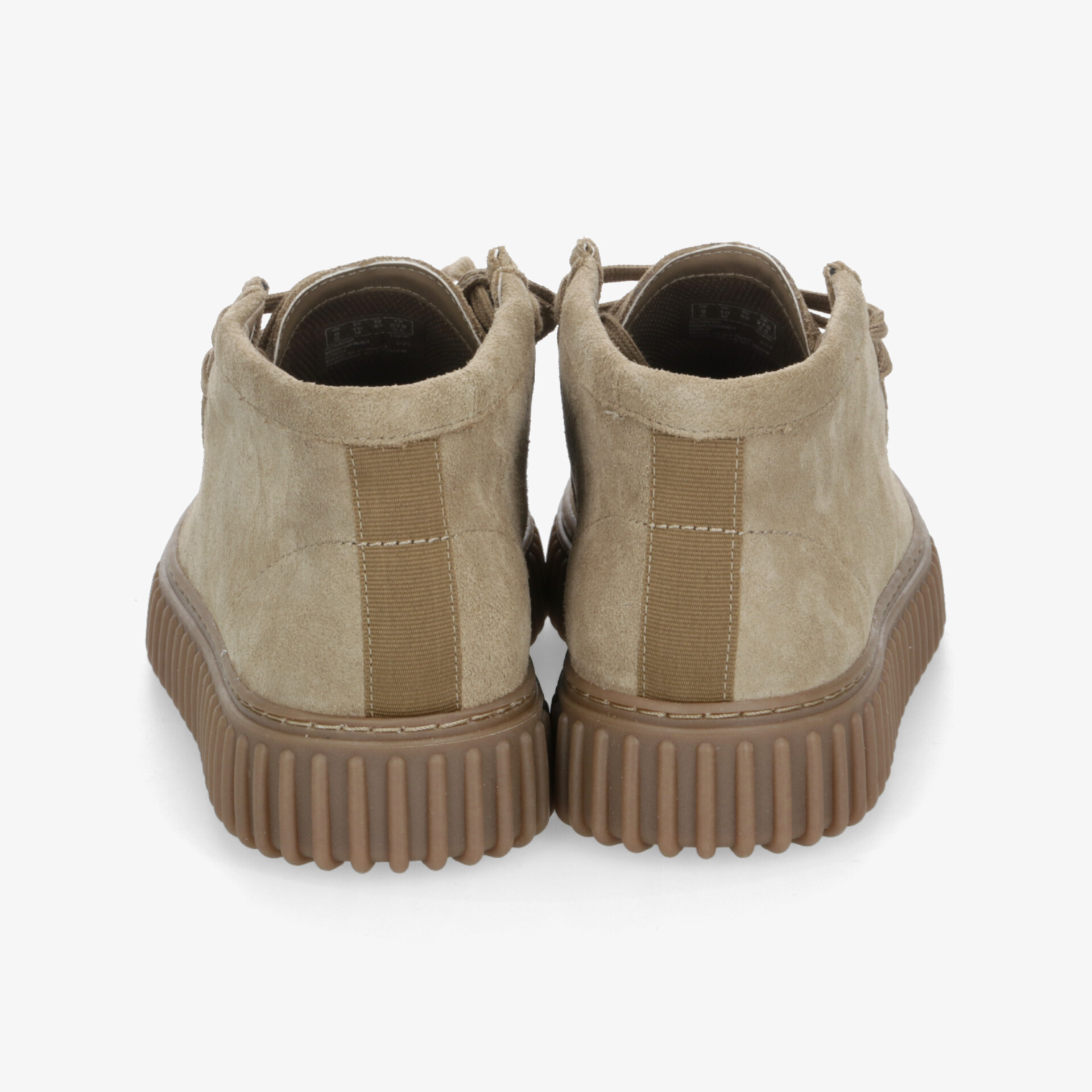 Clarks Torhill Hi Dark Sand Suede Herren Halbschuhe beige