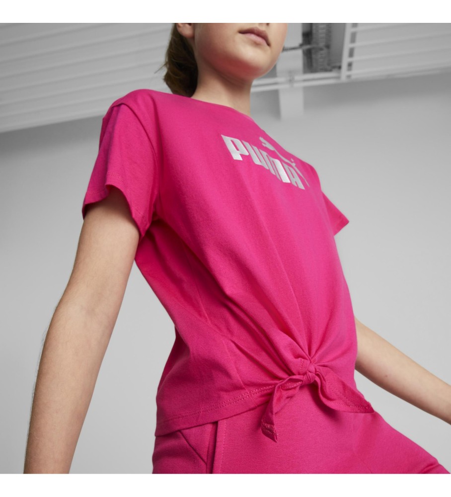 Puma Camiseta Essential Logo Knotted rosa