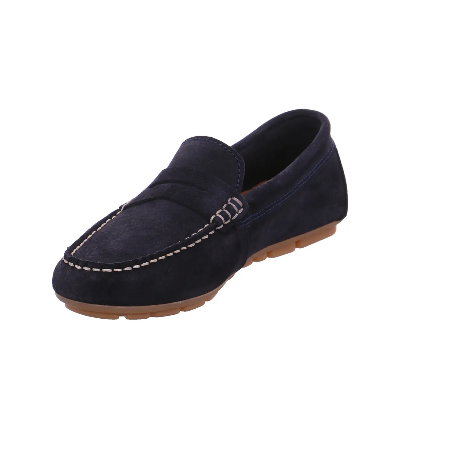 SCHUHENGEL Mokassin Blau Leder  
