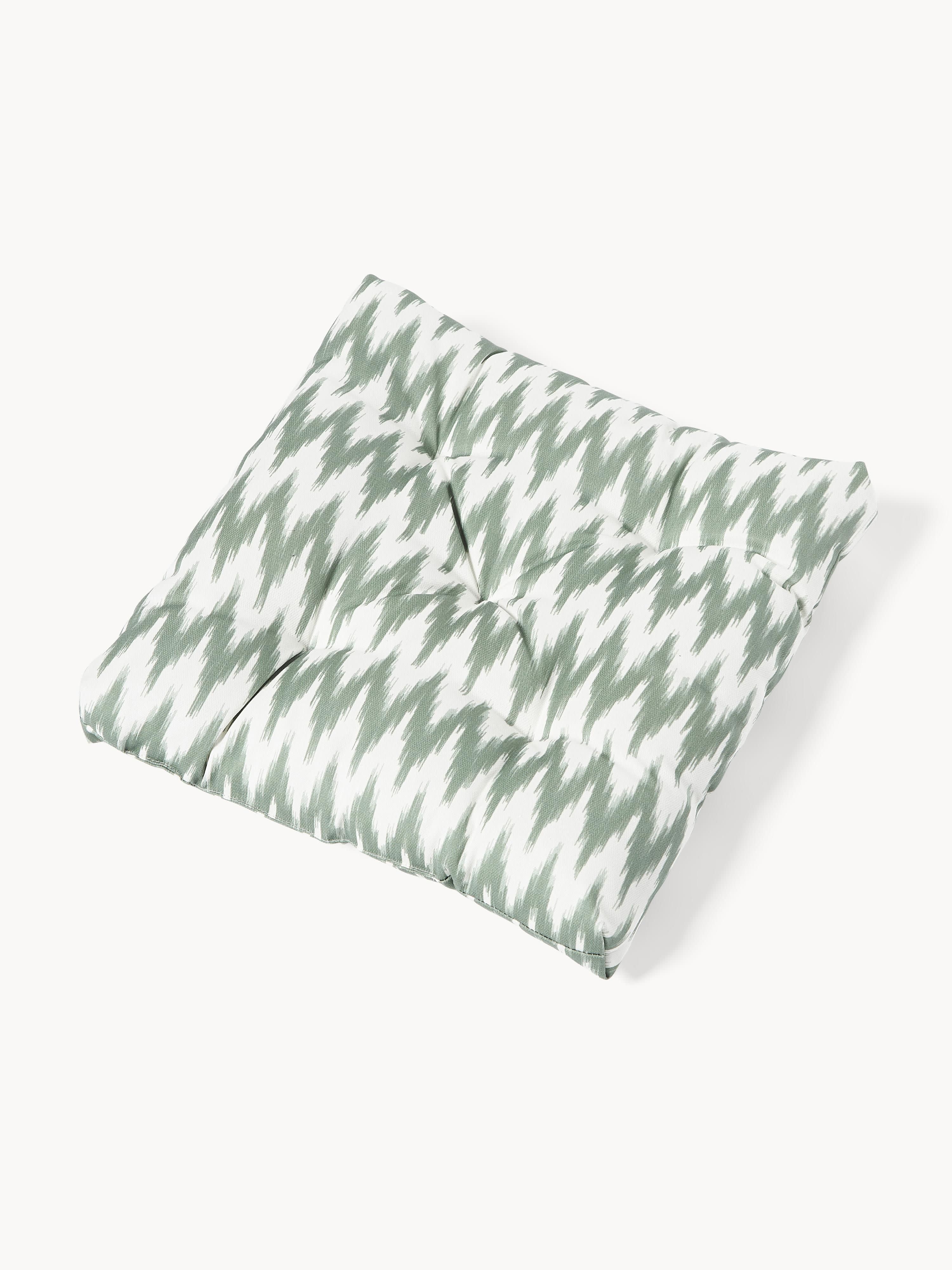 Outdoor stoelkussen Maillot met Ikat patroon