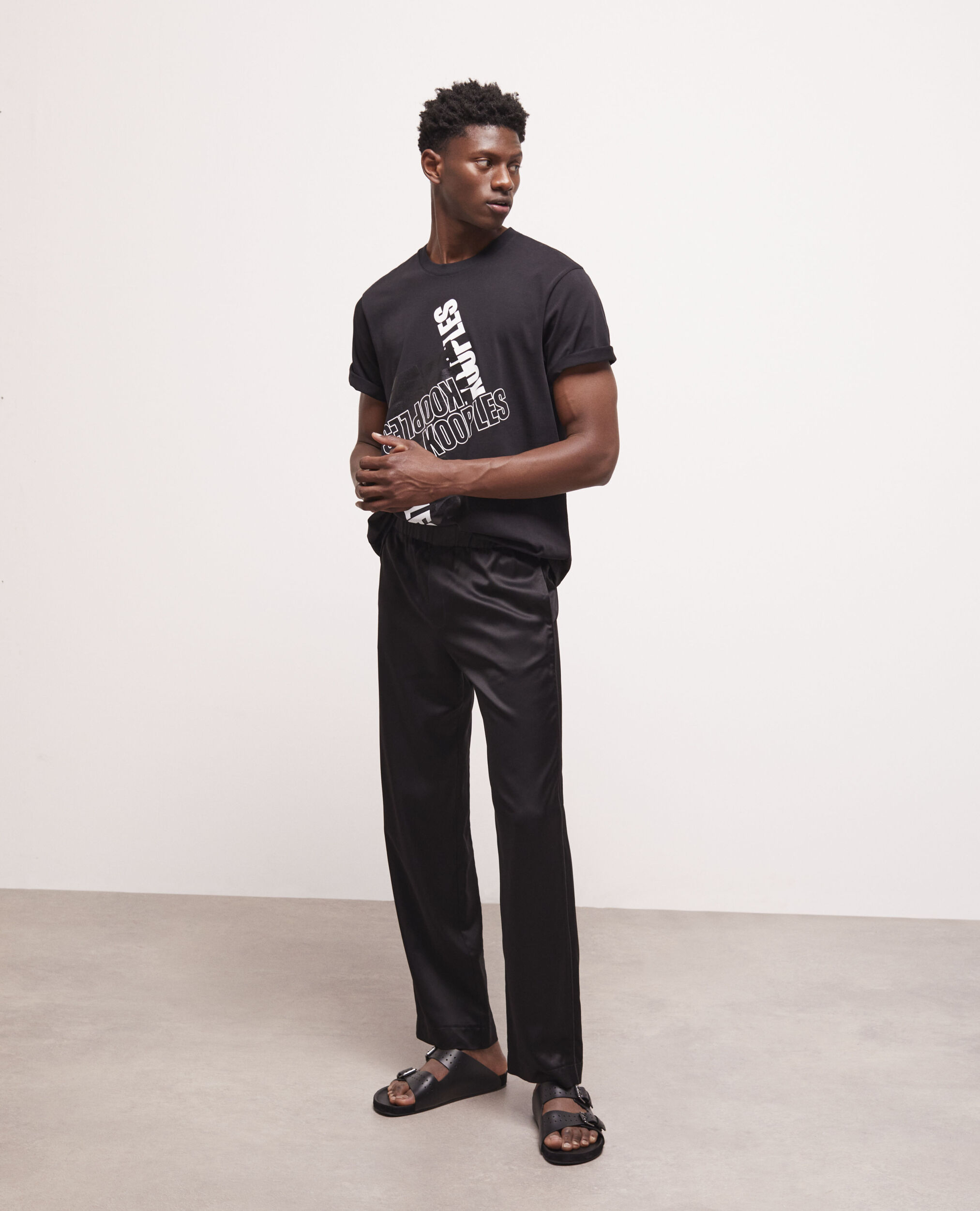 T-shirt logo The Kooples noir