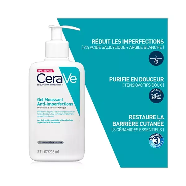 Gel Espuma Anti-Imperfeições CeraVe 236ml
