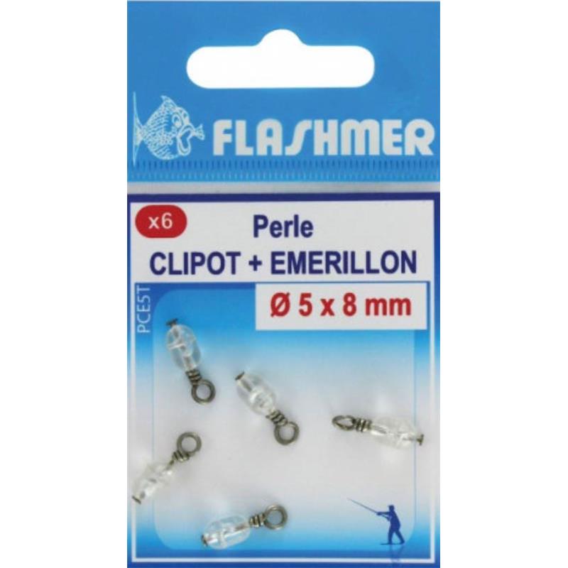 Perle Clipot Emerillon Flashmer