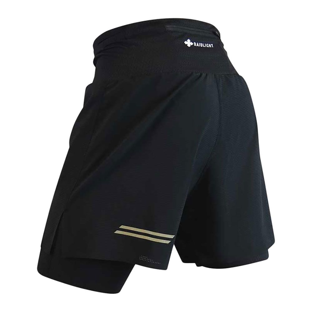 Raidlight R-LIGHT 2-EN-1 - Short Homme black