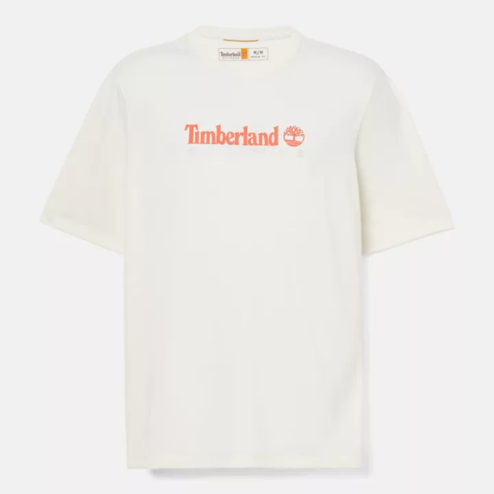 T-shirt anti-UV imprimé pour homme en blanc