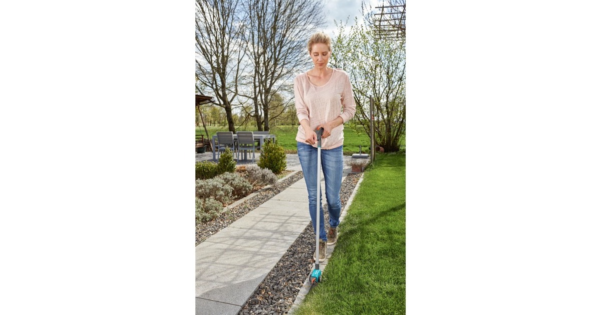 GARDENAComfort grasschaar op steel  (Turquoise/zwart, 12100-20)