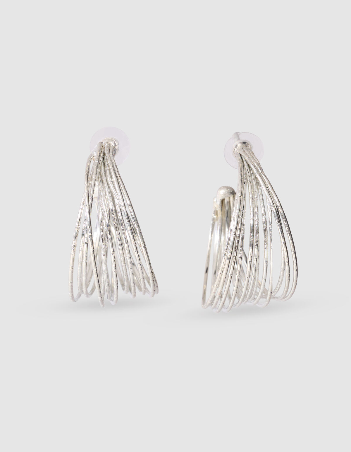 Multi Hoop Oorbellen Zilver