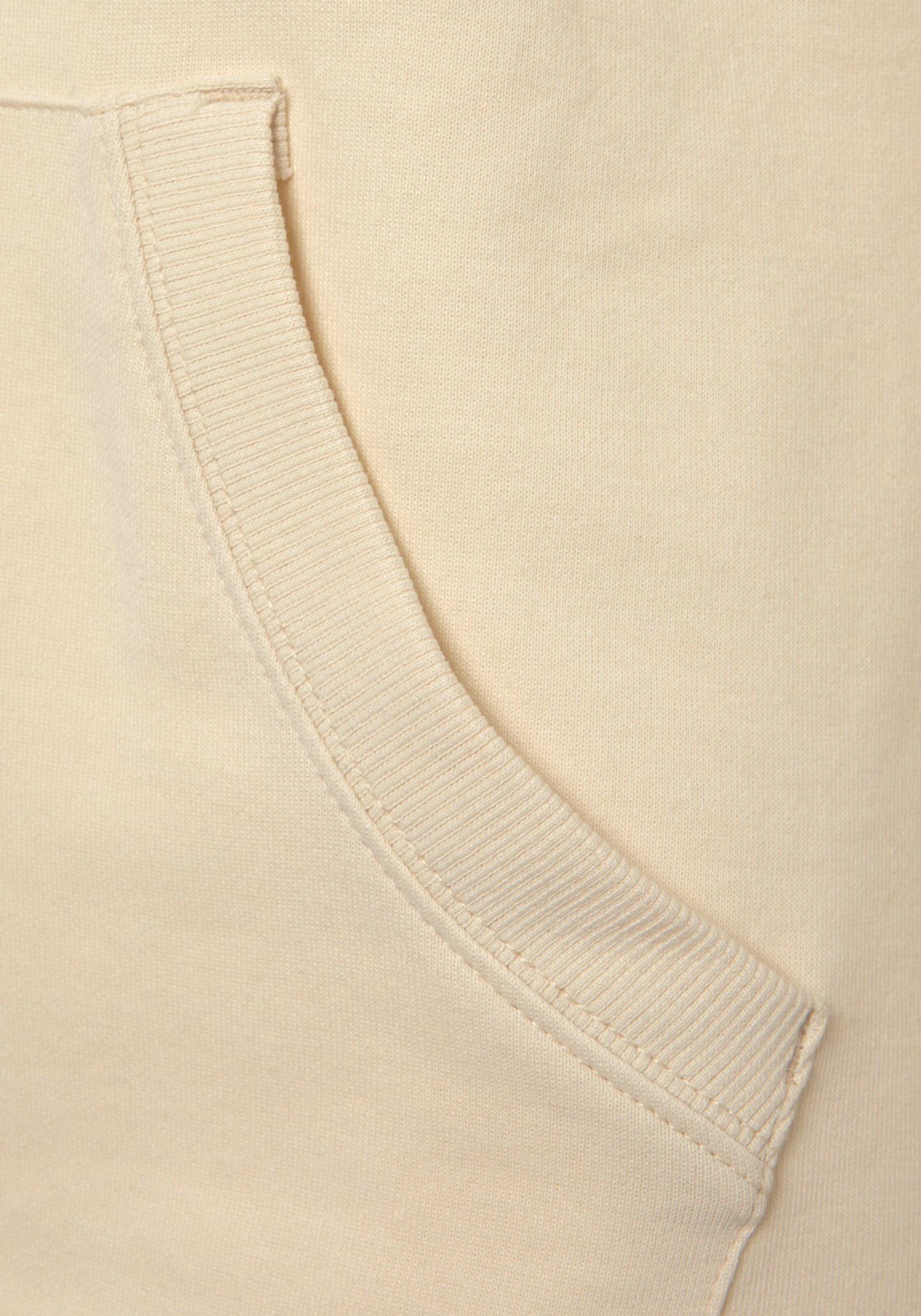 Kapuzensweatshirt in sand
