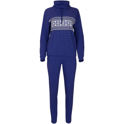 Lisca - Pijama interior leggings top manga larga StarlightCheek Azul