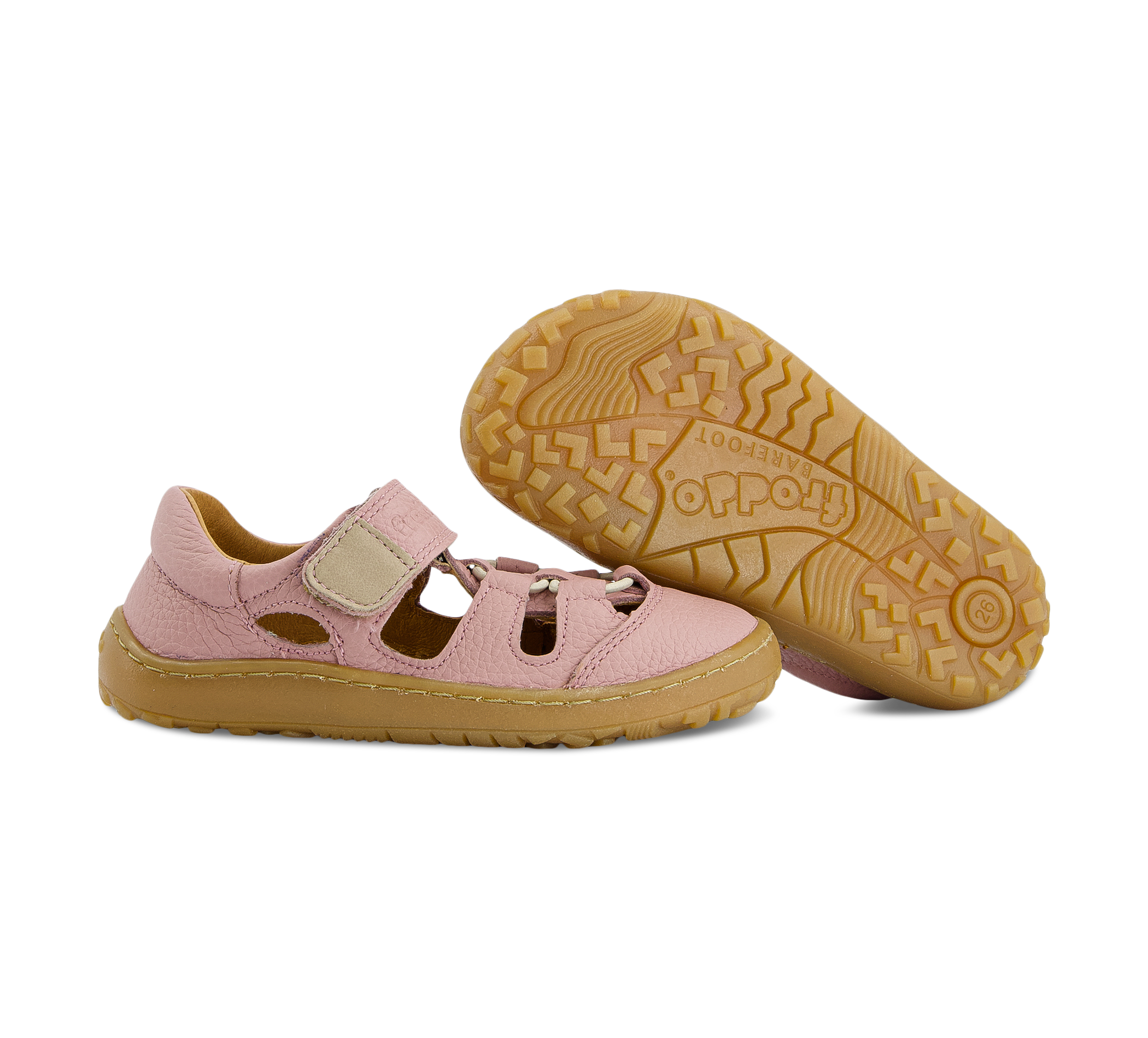 Froddo Barefoot D-velcro Sandal - Geschlossene Sandalen rosa
