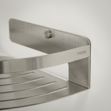 Tiger Caddy hoekkorf klein RVS