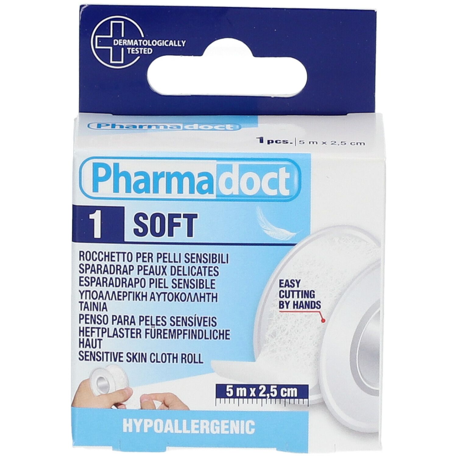 Pharmadoct Heftpflaster hyperallergisch 5 m x 2,5 cm