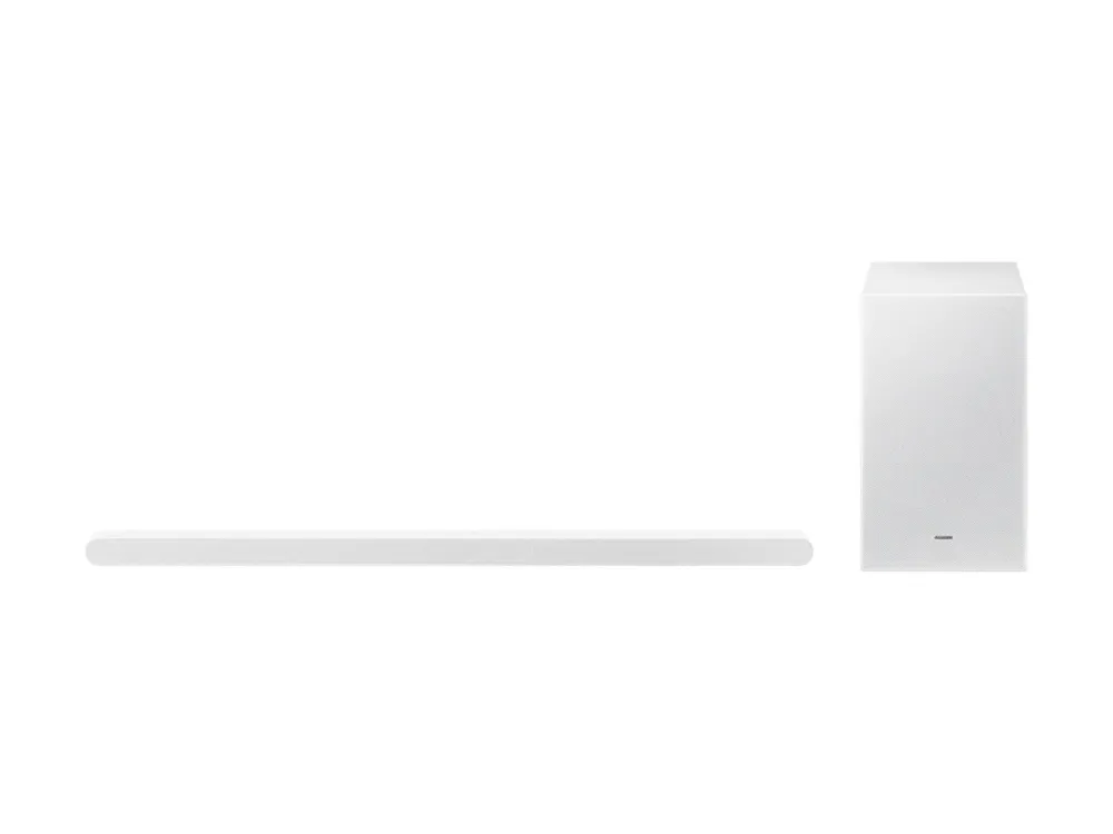 Samsung HW-S701D - S series - lydbarsystem - til hjemmebiograf - 3.1.kanal - trådløs - Bluetooth, Wi-Fi - hvid