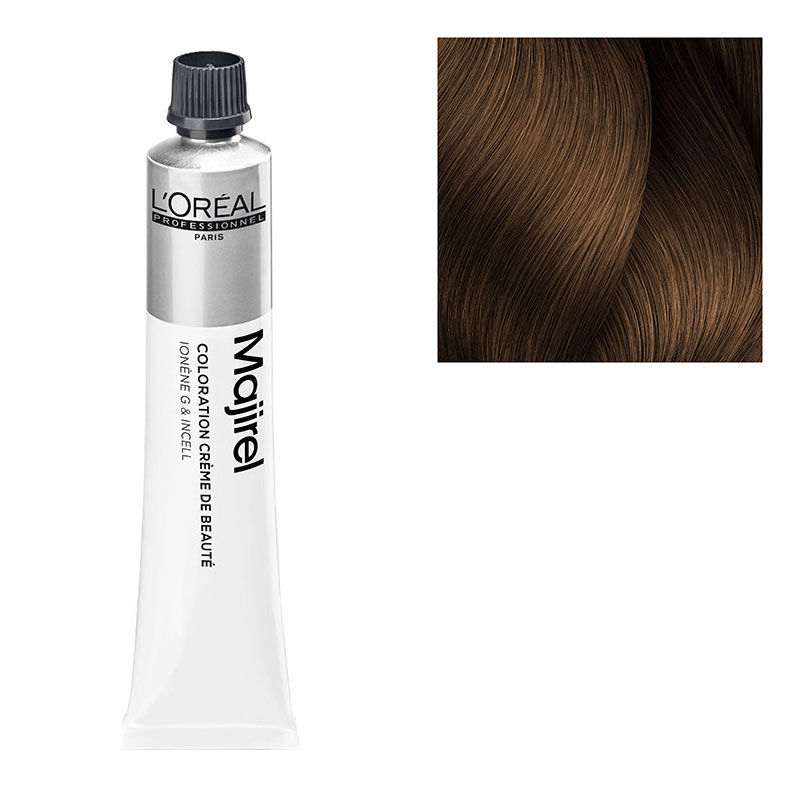 Coloration permanente Majirel 7.23 blond irisé doré