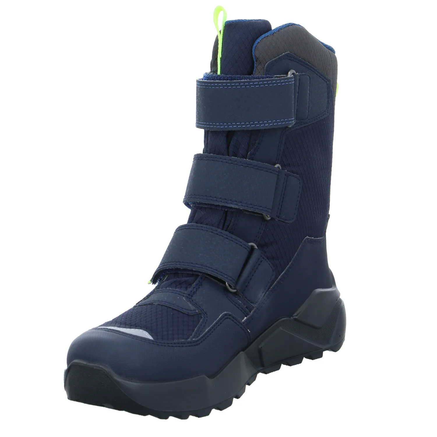 SUPERFIT Jungen- Snowboot Membran Dunkelblau Textil  Winterstiefel