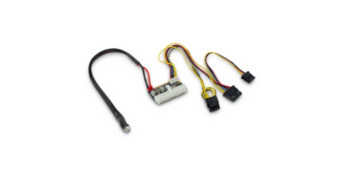 Inter-TechMini-ITX PSU 160W DC/DC adapter  (Zonder voeding, ondersteunt voedingen tot 160W)
