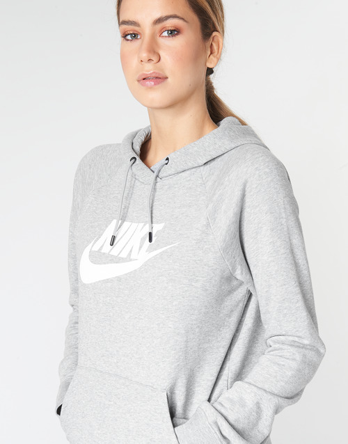 Nike - W NSW ESSNTL HOODIE PO  HBR - Gris